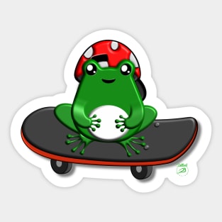 FrogLyfe Skater Sticker